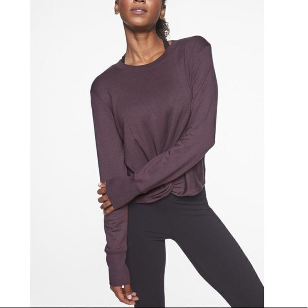 Athleta Twist Front Sweatshirt
